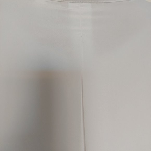 NOS W/Tag Kathie Lee White Blouse W/White Embroidery W/Side Slits On Bottom - Picture 8 of 16